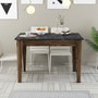 Hanah Home Mesa de Cocina Kiev 509 - Nogal y Negro